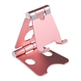 thumbnail image 3 of Soporte para teléfono Soporte plegable para tableta de escritorio Soporte antideslizante para teléfono móvil de aleación de aluminio, rosa Inevent EL001051-03, 3 of 7