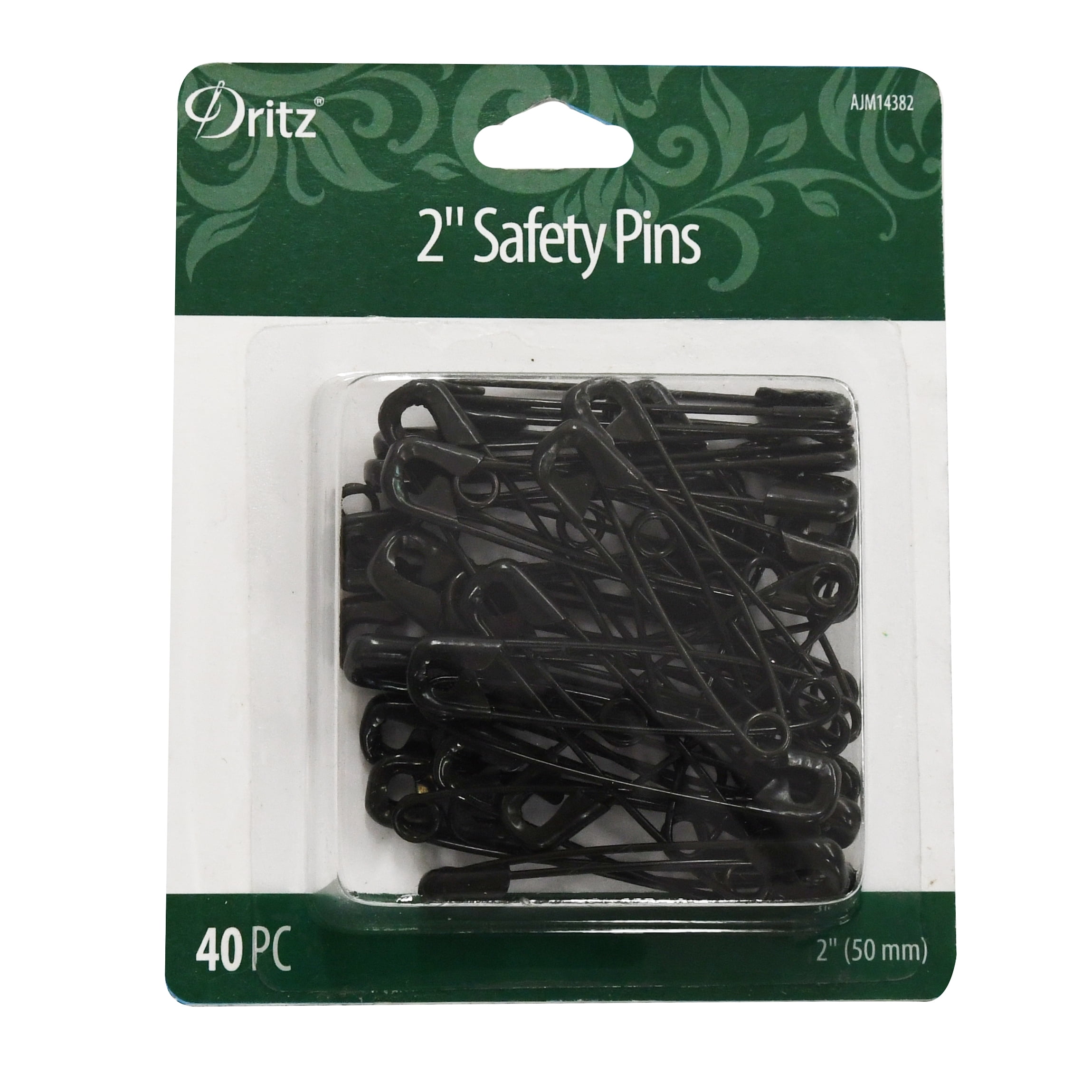 Dritz 2" Black Safety Pins