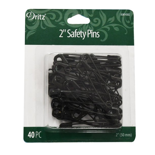 Dritz Dritz 2" Black Safety Pins