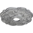 thumbnail image 3 of Ekena Millwork 18"OD x 3 1/2"ID x 1 1/2"P Rotherham Ceiling Medallion (Fits Canopies up to 3 1/2"), Hand-Painted Ultra Pure White Crackle, 3 of 6