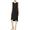 thumbnail image 1 of bar III Vestido recto alto y bajo para mujer, negro, mediano bar III Cambio, 1 of 1