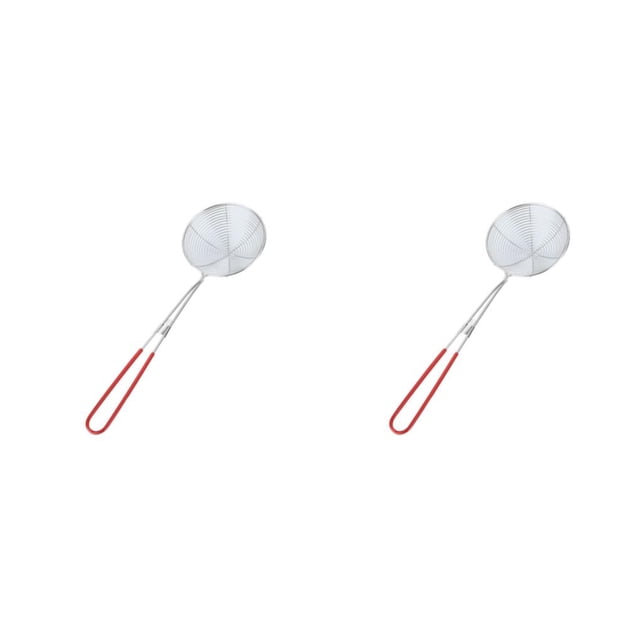 Naiovety Cuchara para freír patatas fritas espagueti para el hogar, cuchara para freír Pasta, colador de acero inoxidable, utensilios de Type2 NO2