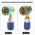 thumbnail image 1 of R1234YF to R134A Adapter, R1234Rf to R134A Quick Coupler Car Air Conditioning Refill Adapter Right Angle, 1 of 7