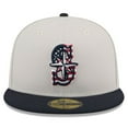 thumbnail image 2 of Men's New Era  Khaki/Black Seattle Mariners 2024 Fourth of July 59FIFTY Fitted Hat, 2 of 6