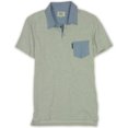 thumbnail image 1 of Polo de rugby Ecko Unltd con bolsillo de piqué gris extragrande para Hombre, 1 of 1