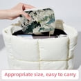 thumbnail image 6 of Cartoon Snow Scenery Velvet Portable Jewelry Organizer Box with Removable Compartment - Earring Holder and Gift Jewelry Box, 6 of 7