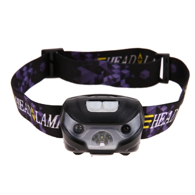 Linterna Frontal LED Con Sensor Recargable Por USB