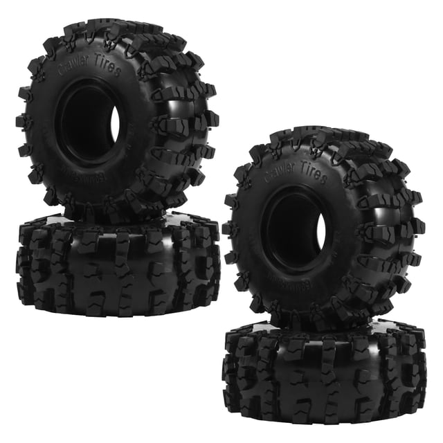 4 Piezas NeumáTicos Grandes de Goma de 150MM 2,2 para Coche Trepador de Control Remoto 1/10 Axial Wraith SCX10 Capra Traxxas TRX4 TRX6 D90