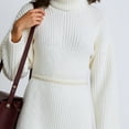 thumbnail image 2 of Unique Bargains Stylish Pearl Braiding Woven Rope Belt for Fashionable Outfits 1 Pc White, 2 of 6
