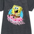 thumbnail image 2 of SpongeBob SquarePants - Spongebob and Jellyfish - Toddler & Youth Girls Fleece Dress, 2 of 5