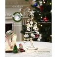 thumbnail image 3 of Adorno navideño con bola de cristal, escritorio con luz LED de 10.8", 3 of 5