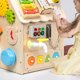 thumbnail image 3 of Tablero sensorial de actividad Habilidad fina Piezas de juegos Montessori Habilidad práctica, juguetes educativos para edades tempranas Tablero Estilo C CUTICAT tablero de niños ocupados, 3 of 8