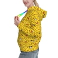 thumbnail image 2 of Lsque Funny Ducks Pattern Casual Women's Hoodie,Hooded Sweatshirt with Kangaroo Pocket,Pullover Hoodie with Eye-catching Drawstrings-Large, 2 of 7
