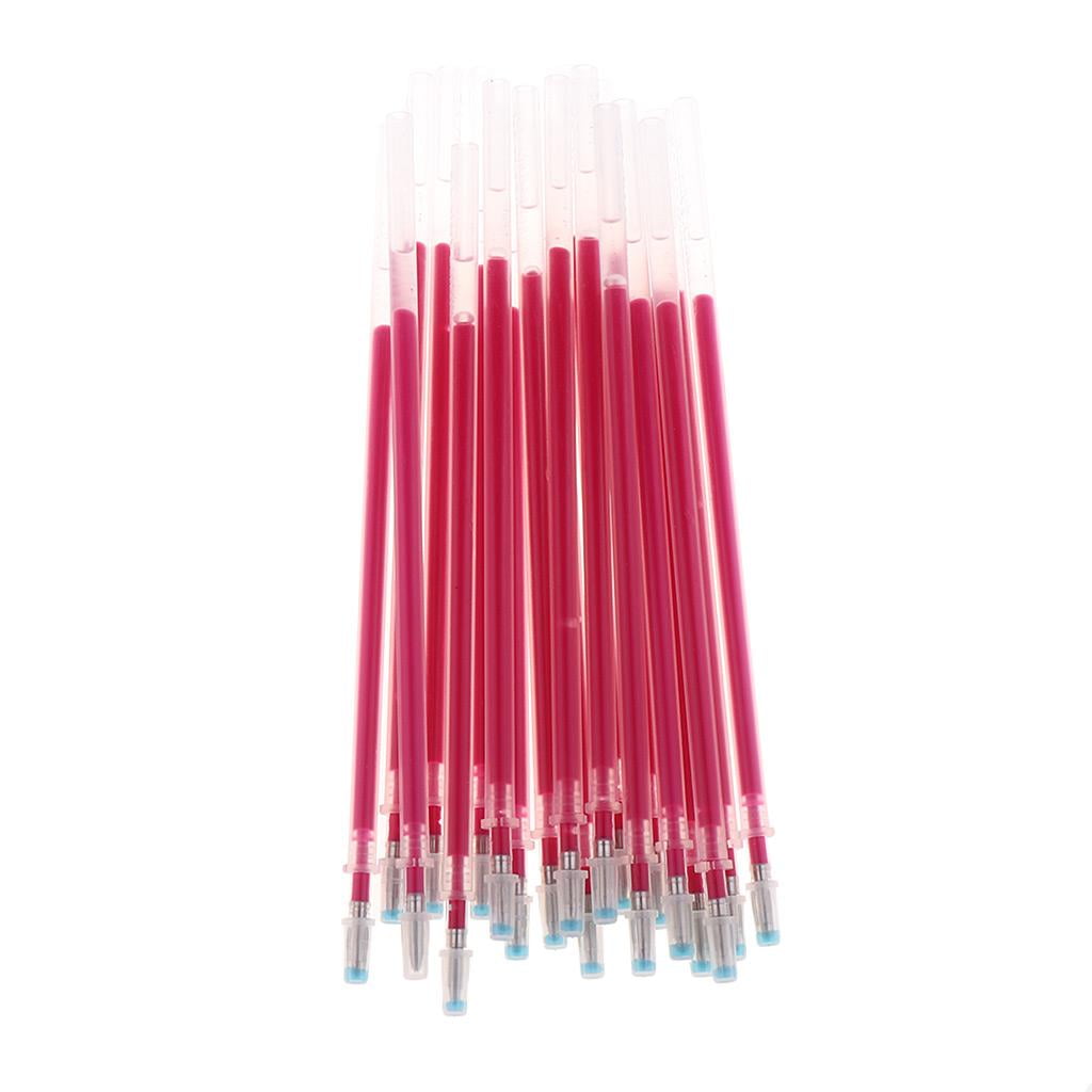 FVDPWYE 40 Pieces High Temperature Disappearance Leather Marker Pen Red + Blue