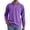 Purple #7, variant on Zimjoy Breige Polo Shirts for Men Cotton Vintage Long Sleeve Shirts Casual V Neck Distressed Button Up Shirt Collared Lightweight Fall Shirt Muscle Gym, Khaki L
