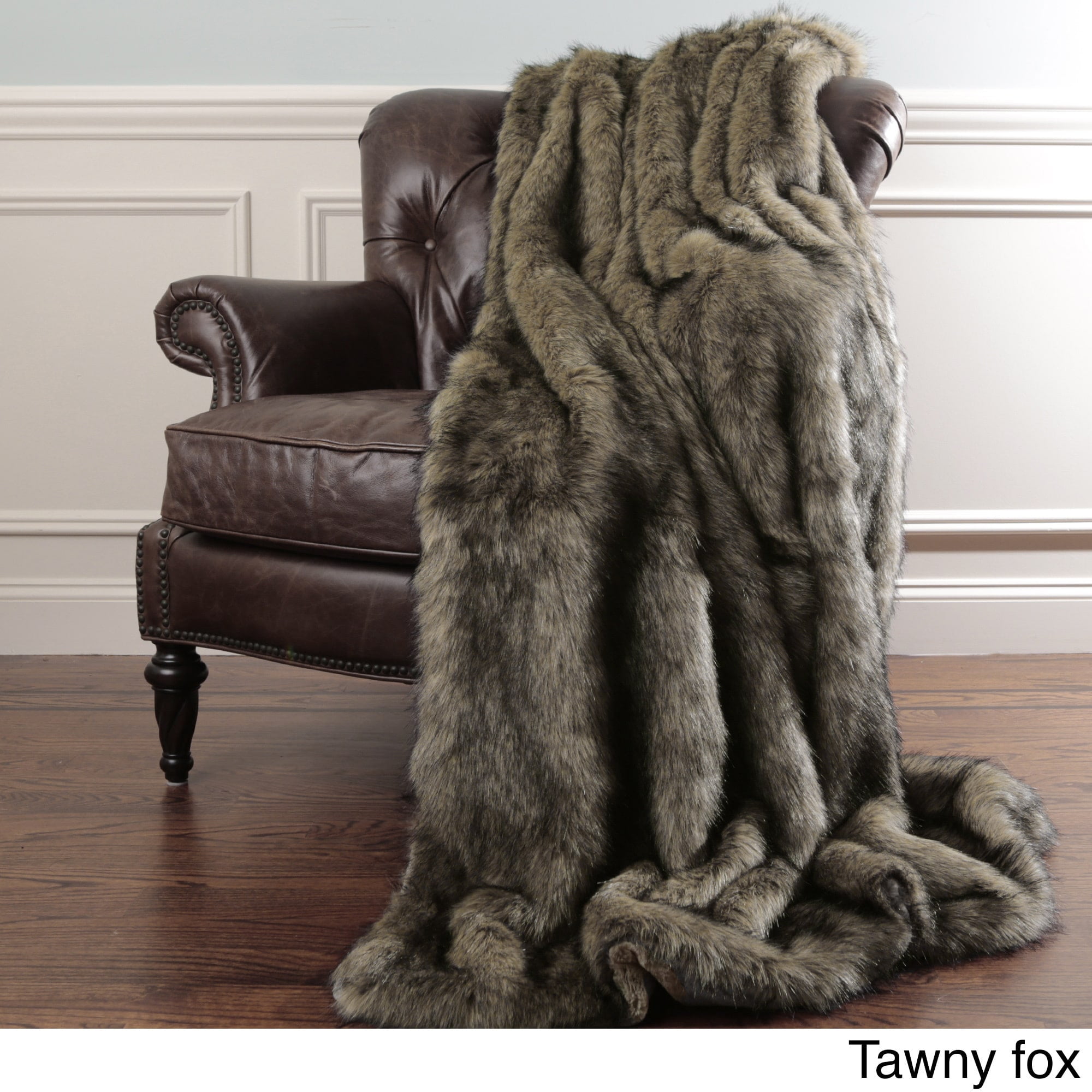 Best Home Fashion Aurora Home Faux Fur Throw Blankets by Wild