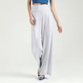 thumbnail image 3 of Pants for Women Wide Leg Pants Woman Women's Casual Pants Ladies Fashion Elastic Comfortable High Waist Casual Wide Leg Trousers, 3 of 9