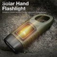 thumbnail image 2 of Mini Led Torch Emergency Hand Crank Dynamo Solar Flashlight Outdoor Camping, 2 of 5