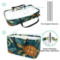 thumbnail image 4 of Turtle Large Capacity Reusable Foldable Oxford Cloth Storage Basket Toy Basket Storage Box, 4 of 7
