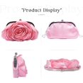 thumbnail image 3 of CAILDANL Little Floral Clutch Purse for Women - Elegant Rose Petal Evening Bag with Detachable Chain for Wedding, Gala, Prom, 3 of 6