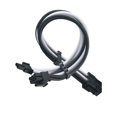 thumbnail image 1 of Sst-Pp07E-Pcibw Cable De Extensión De Funda Blanca Y Negra De 6 + 2 Pines, Peine De Cable Negro De 18Awg X 4, 1 of 5