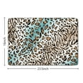thumbnail image 5 of Leopard and Tiger Pattern Flannel Non Slip Door Rugs,Washable Door Mats Indoor,Decorative Door Mats,Dirt-Resistant and Absorbent Doormat for Entrance,Bedroom,Kitchen,Bathroom,23.5x16in(60x40cm), 5 of 5