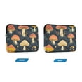 thumbnail image 7 of FORMRS 13-13.3 inch Laptop Sleeve Case Soft Carrying Quilted Computer Bag Cover, Black Mushroom Pattern, 7 of 7