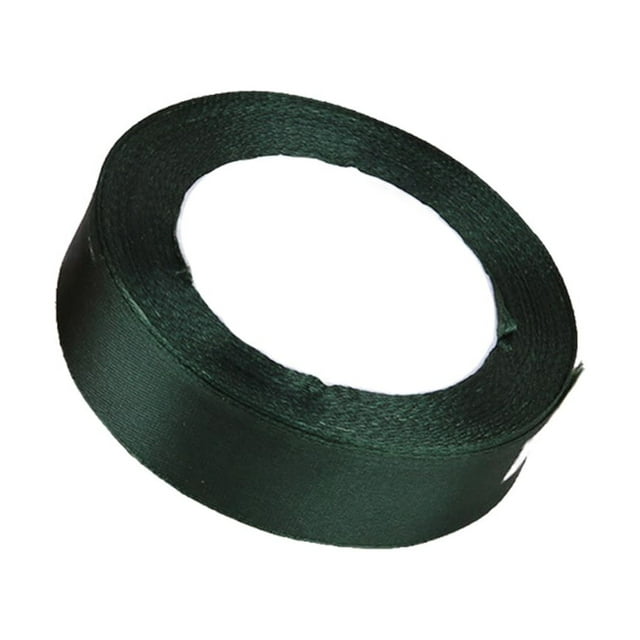 Gift Ribbon Wedding Decorations Clothes Making Supply DIY Craft Accessories Light-weight Polyester Ribbons for Ornaments Green Black 73