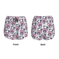 thumbnail image 3 of Balery Baby Cow Pantalones cortos deportivos para mujer con forro y dos bolsillos, elásticos, para entrenamiento, gimnasio, yoga-Medium, 3 of 7