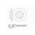 thumbnail image 4 of Winstop Brake Rotor, Front WS238713, Mercedes-Benz C230 1998, 4 of 4