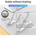thumbnail image 2 of Portable Laptop Stand for Desk Support, Lightweight Aluminum Double Layer Foldable, 2 of 4