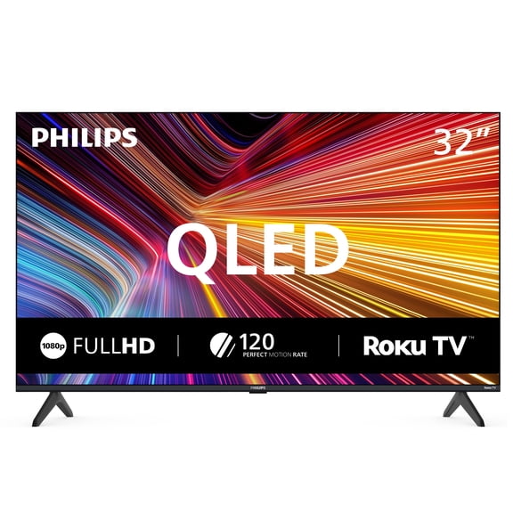 Philips 32" FHD QLED ROKU TV, 32PQF7676/F6 A