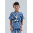 thumbnail image 4 of PEANUTS Woodstock Snoopy Charlie Brown Toddler Boys 3 Pack T-Shirts Blue / Gray / Khaki 2T, 4 of 5
