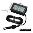 thumbnail image 2 of Digital Thermometer Hygrometer with Probe Indoor Temperature Humidity, 2 of 5
