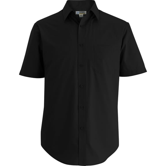 Edwards Mens Essential Broadcloth Shirt Short Sleeve