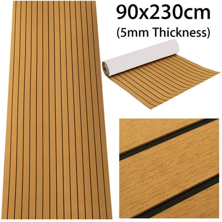35 X91 Eva Foam Faux Teak Sheet Boat Yacht Synthetic Teak Floor