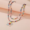 thumbnail image 3 of LYMAYTER Collier Pendentif Léger Ensemble de Colliers pour Femmes - Empilable, Perles Colorées, Style Bohème, 3 of 6