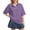 Purple_#01, variant on Sewkxo Women Short Sleeve Solid Color Polo Shirt Oversized Collar Y2k Pullover T Shirt Casual Loose Streetwear Rugby Sweatshirt,Red L