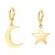 thumbnail image 2 of HomeKingdee Women's Star and Moon Earrings - Alloy Gold Color​ Fashion Earrings for Girls and Women, Perfect for Different Occasions, 2 of 5