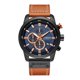 thumbnail image 1 of Reloj Curren de alta calidad, resistente al agua, pulsera de cuarzo, analógico, Digital, de cuero, moda informal, relojes deportivos para hombres de negocios, 1 of 8