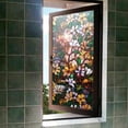 thumbnail image 1 of Película de privacidad de ventana de vidrio adhesivo estático Seguridad floral texturizada 45x100cm Likrtyny Para estrenar, 1 of 9