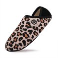 thumbnail image 3 of Pantuflas interior para casa calcetines zapatos mocasines con espalda cerrada forro polar mujer (marrón 42-43), 3 of 9
