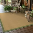 thumbnail image 4 of 2' X 3' Beige Stain Resistant Indoor Outdoor Area Rug, 4 of 7