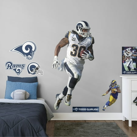 Fathead Todd Gurley White Jersey Life Size Officially Licensed
