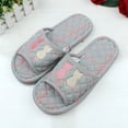 thumbnail image 3 of Pantuflas de tela gruesa de tres capas para interiores y exteriores, para parejas de gatos y gatitos, 3 of 5