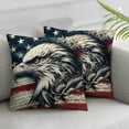 thumbnail image 3 of nygtbtfer US Flag Decorative Throw Pillow Cover on American Flag Couch Pillow Cover for Modern Simple Farmhouse Style Decor White, 3 of 7