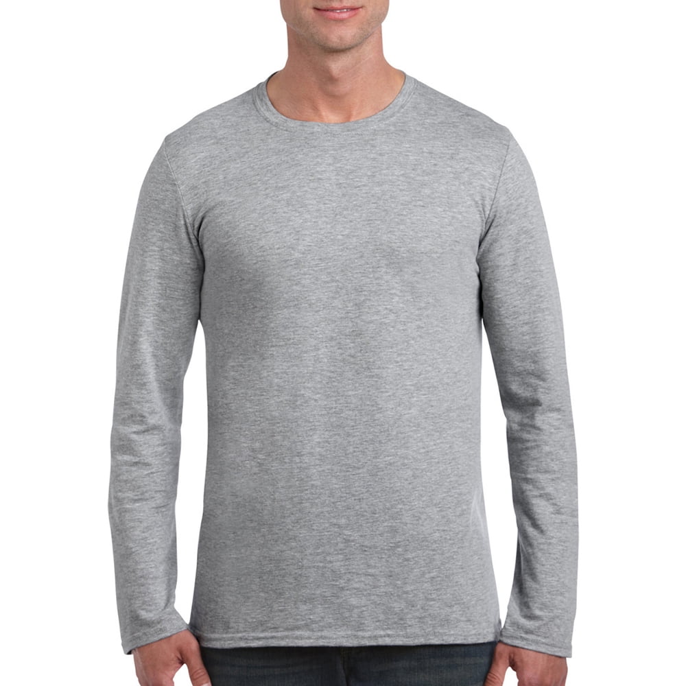 Gildan Mens Soft Style Long Sleeve T-Shirt