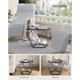 thumbnail image 4 of VASAGLE Round Coffee Tables for Living Room, Set of 2 Side Tables, Different Sized, Modern Style, Removable Tabletop, Steel Frame, Slate Gray and Ink Black, 4 of 5