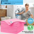 thumbnail image 3 of HOMERHYME Microfiber Cleaning Cloth - 10 Pack Glasses Cleaning Cloth, 16" x 14" Window Cleaning Rag, 3 of 7