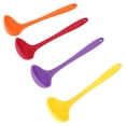 thumbnail image 7 of TABLZONE Set of 4 Translucent Silicone Soup Spoons, Non-Stick, , Assorted Colors for Kitchen and Dining, 7 of 7